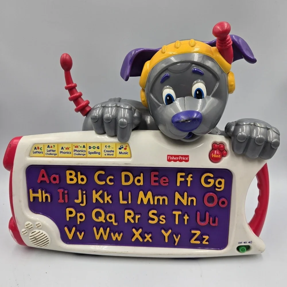 Fisher Price‎ Fetch The Phonics Animated Learning Dog 7 Learning Modes VTG Works